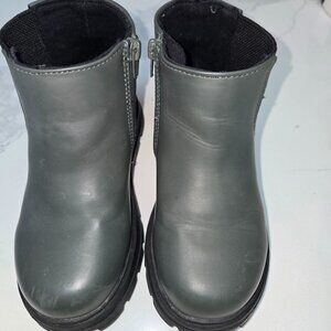 Girls Zara Olive Green Boots